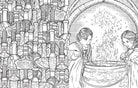 Softcover Hogwarts Legacy coloring book by Insight Editions featuring magical illustrations from the popular wizarding game.