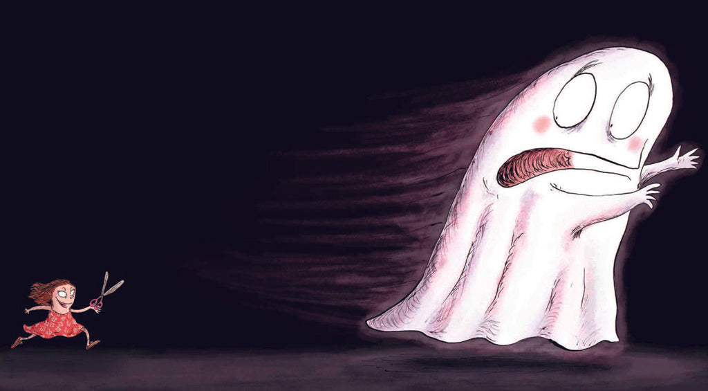 Softcover book titled "How to Get Rid of Ghosts" by Insight Editions, featuring a cover illustration related to paranormal advice.