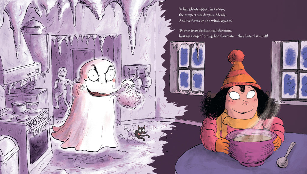 Softcover book titled "How to Get Rid of Ghosts" by Insight Editions, with a spooky-themed cover design.