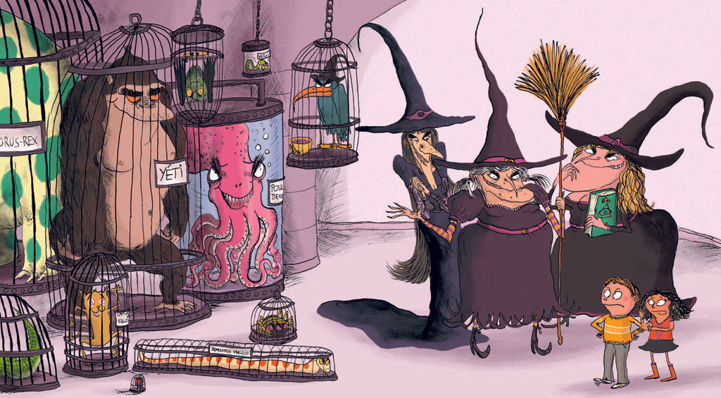 Softcover copy of "How to Outwit Witches" by Insight Editions featuring the book cover with magical illustrations.
