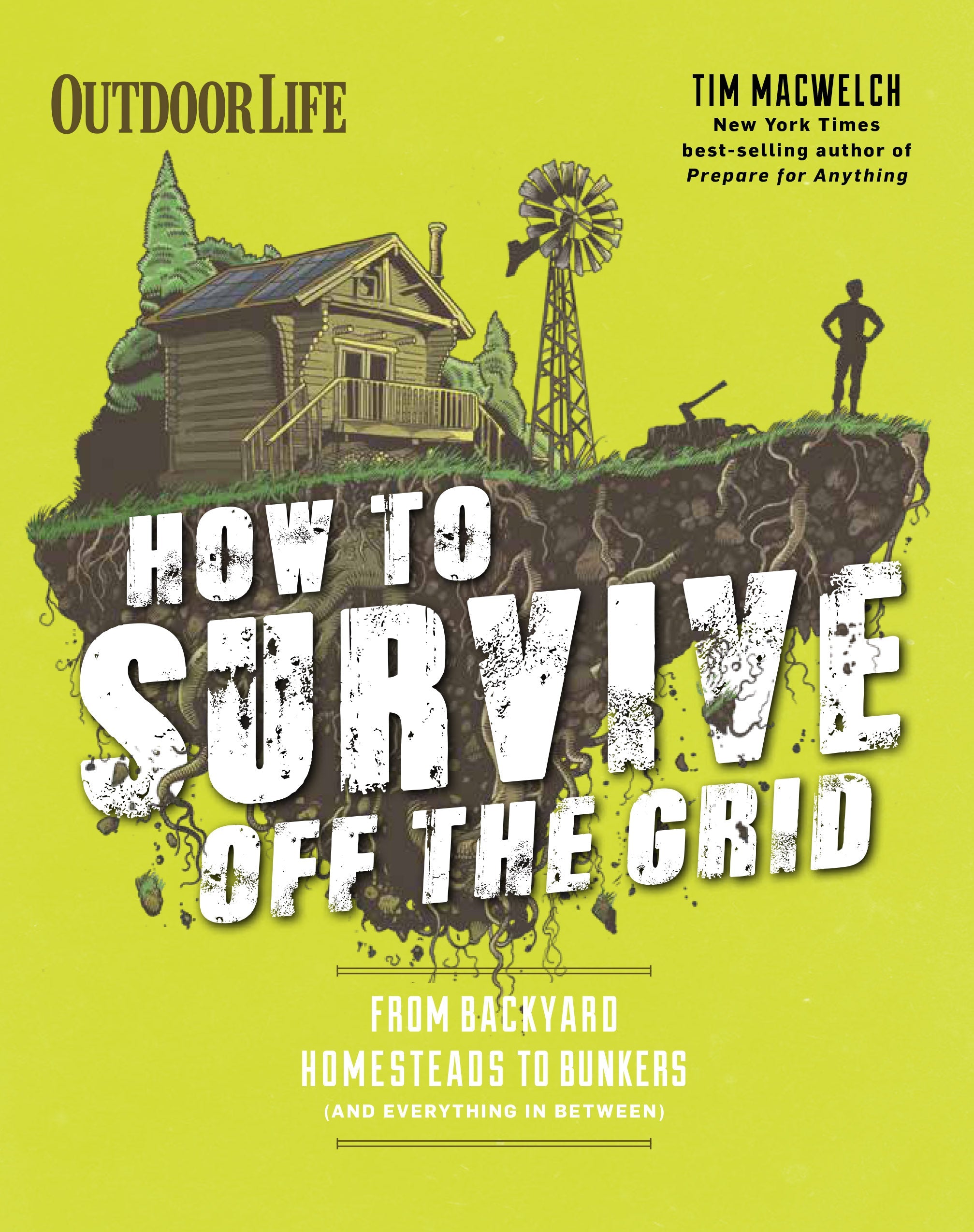 Softcover copy of "How to Survive Off the Grid" by Insight Editions, featuring the book’s cover design with title and branding.