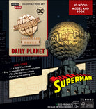Softcover IncrediBuilds DC Comics Superman Daily Planet 3D wood model and book by Insight Editions, featuring Superman and Daily Planet imagery.