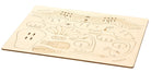 IncrediBuilds Harry Potter Hedwig softcover book with 3D wooden Hedwig model by Insight Editions on a white background.