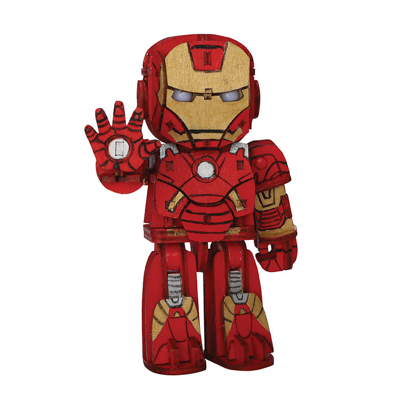 Softcover IncrediBuilds IncrediBots Marvel Iron Man book by Insight Editions featuring Iron Man character and build instructions.