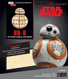 Softcover book and BB-8 3D wood model from IncrediBuilds Journey to Star Wars: The Last Jedi by Insight Editions.