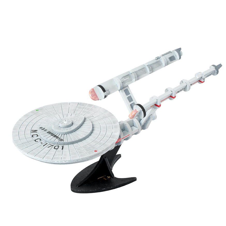 Insight Editions IncrediBuilds Star Trek U.S.S. Enterprise softcover book with 3D wood model kit in the image.