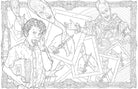 Softcover coloring book titled "IT: The Official Coloring Book" by Insight Editions featuring spooky illustrations.