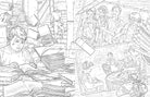 Softcover coloring book titled "IT: The Official Coloring Book" by Insight Editions featuring spooky horror-themed illustrations.