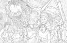Softcover coloring book titled "IT: The Official Coloring Book" by Insight Editions featuring spooky horror-themed illustrations.