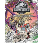 Softcover Jurassic World coloring book by Insight Editions featuring dinosaur illustrations for coloring and creative fun.