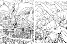 Softcover Jurassic World coloring book by Insight Editions featuring dinosaur illustrations and iconic scenes from the film.