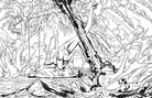 Softcover Jurassic World coloring book by Insight Editions featuring dinosaur illustrations and scenes from the popular franchise.