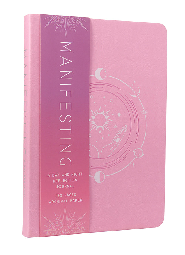 Insight Editions softcover book titled Manifesting, featuring a colorful cover with inspiring artwork and design.