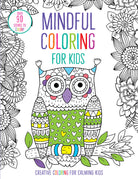Softcover copy of "Mindful Coloring for Kids" by Insight Editions featuring colorful illustrations for children.