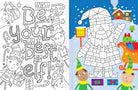 Mindful Sticker By Number Christmas softcover book by Insight Editions with festive holiday sticker designs.
