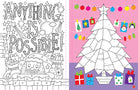 Mindful Sticker By Number Christmas softcover book by Insight Editions featuring holiday-themed sticker art and mindfulness activities.