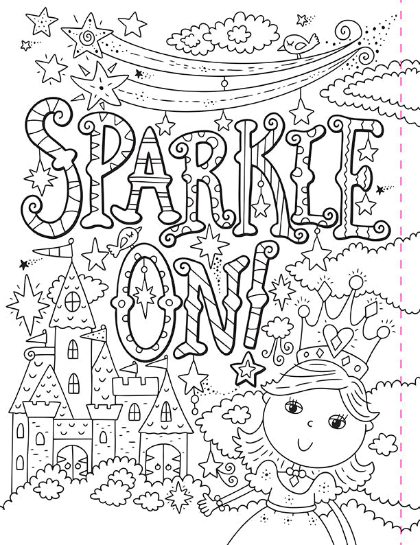 Softcover Mindful Sticker By Number book featuring colorful unicorn illustrations for mindful activity and creative fun.