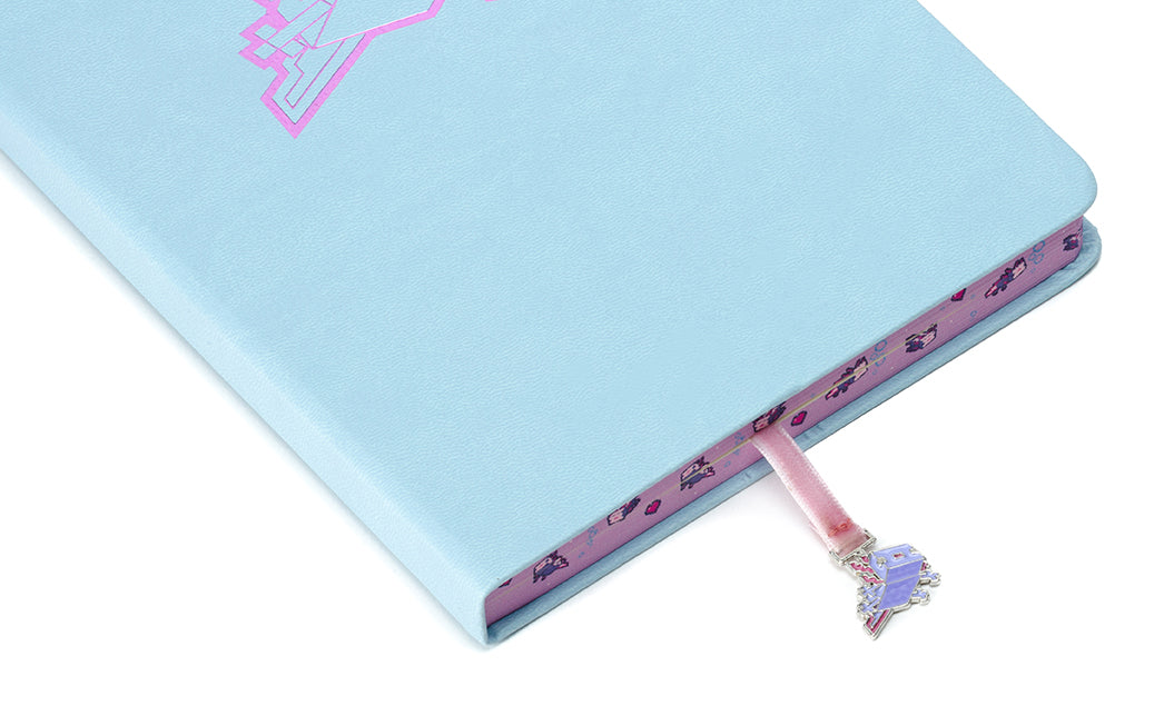Minecraft Axolotl softcover journal by Insight Editions with a colorful cover featuring an axolotl character from the game.