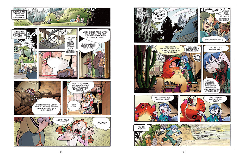 Softcover of Monster Allergy, Vol. 2 comic book by Insight Editions featuring colorful monster characters and dynamic artwork.