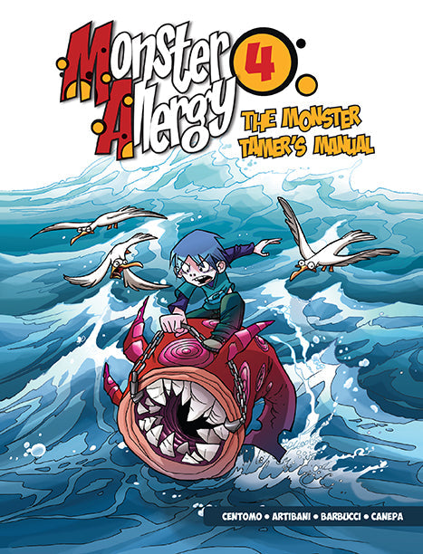Softcover copy of Monster Allergy, Vol. 4 by Insight Editions featuring colorful cover art with monsters and characters.