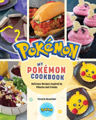 Softcover My Pokémon Cookbook by Insight Editions featuring colorful Pokémon-themed recipes and illustrations.