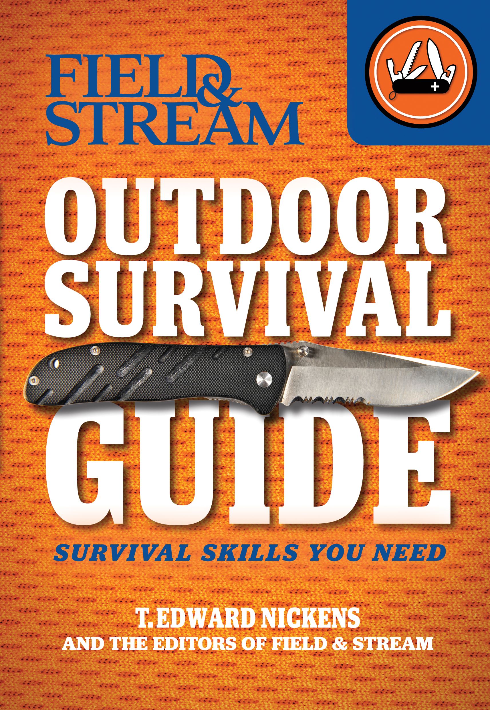 Insight Editions outdoor survival guide softcover book with outdoor scenes and instructional illustrations on the cover.