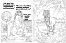 Softcover coloring book titled "Parks and Recreation: The Official Coloring Book" by Insight Editions, featuring characters from the show.