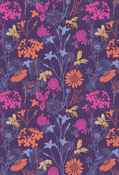 Set of three Insight Editions Pollinators sewn softcover notebooks with colorful insect and flower illustrations.
