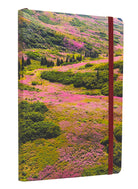 Purple Fireweed softcover notebook by Insight Editions with a textured cover and lined pages for writing.