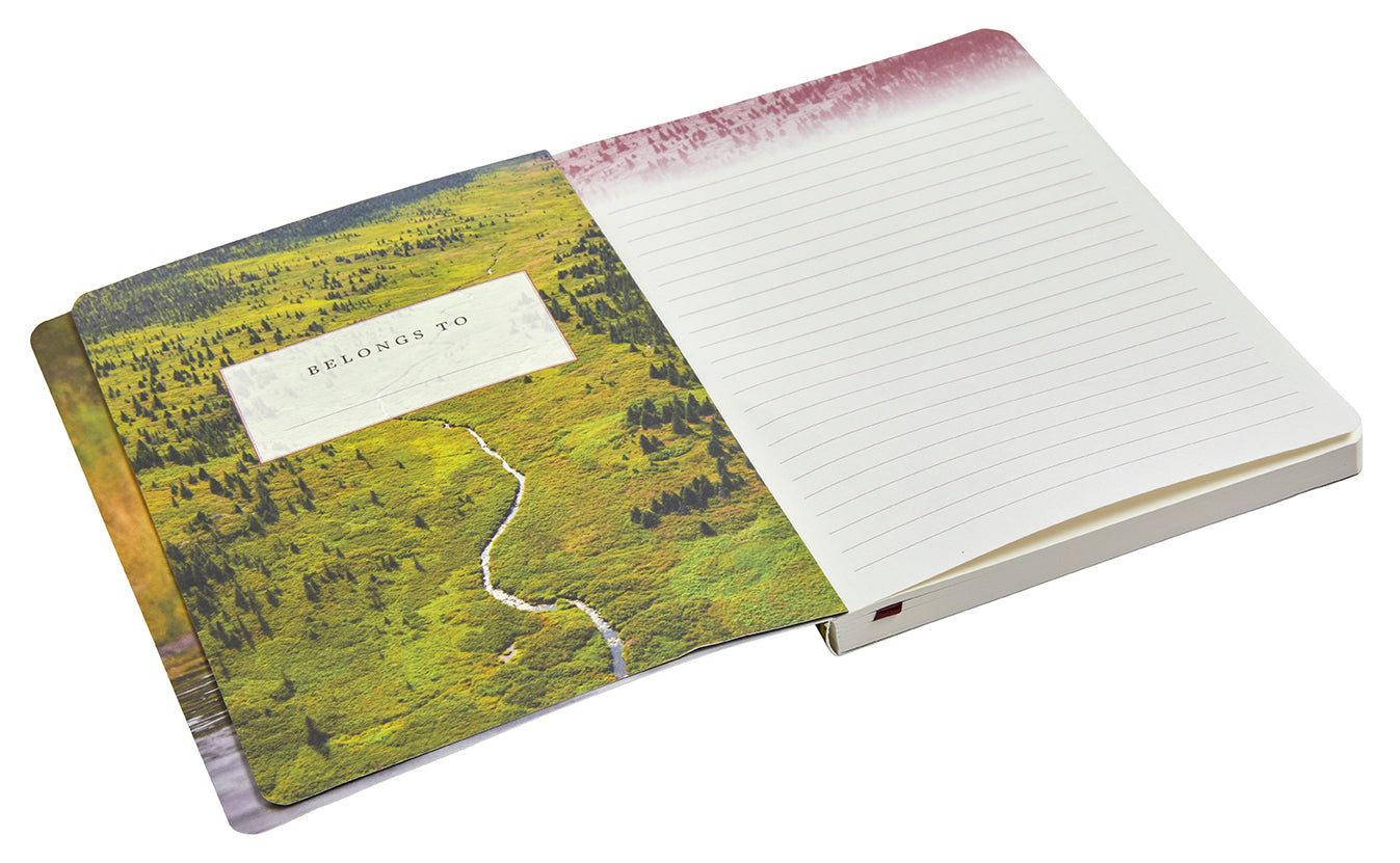 Purple Fireweed softcover notebook by Insight Editions featuring a vibrant floral cover design.