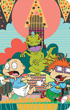 Set of 3 Rugrats Pocket Notebooks by Insight Editions featuring colorful cartoon characters on softcover covers.