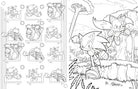 Softcover Sonic the Hedgehog adult coloring book by Insight Editions with colorful cover illustration