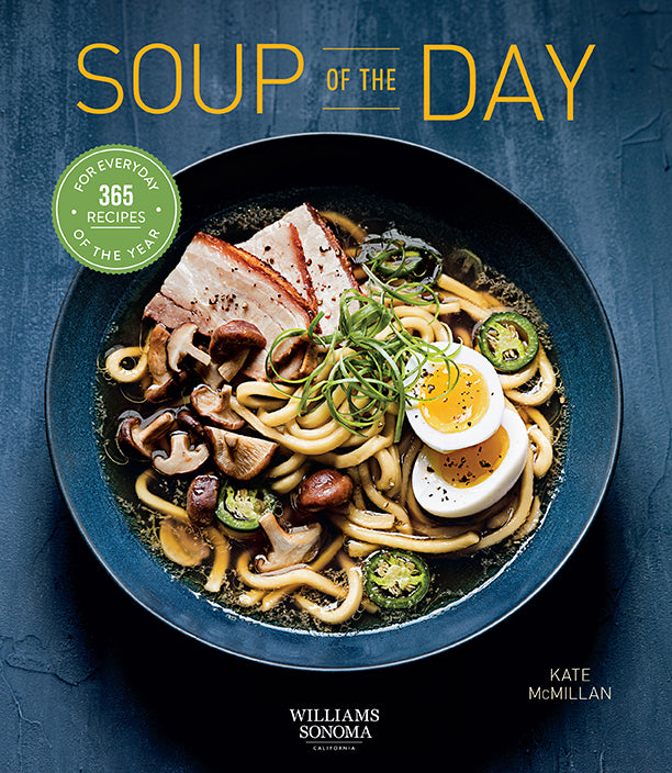 Softcover book titled "Soup of the Day" by Insight Editions, featuring a colorful cover design.
