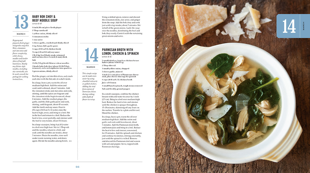 Insight Editions softcover book titled "Soup of the Day" with a colorful cover design.