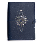 Softcover Sun Moon Rising Astrology Notebook Set by Insight Editions with celestial-themed covers and detailed astrology designs.