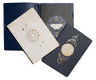 Softcover Sun Moon Rising Astrology Notebook Set by Insight Editions with celestial-inspired cover design.