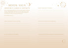 Softcover Sun Moon Rising Astrology Notebook Set by Insight Editions with celestial-themed covers and interior pages.