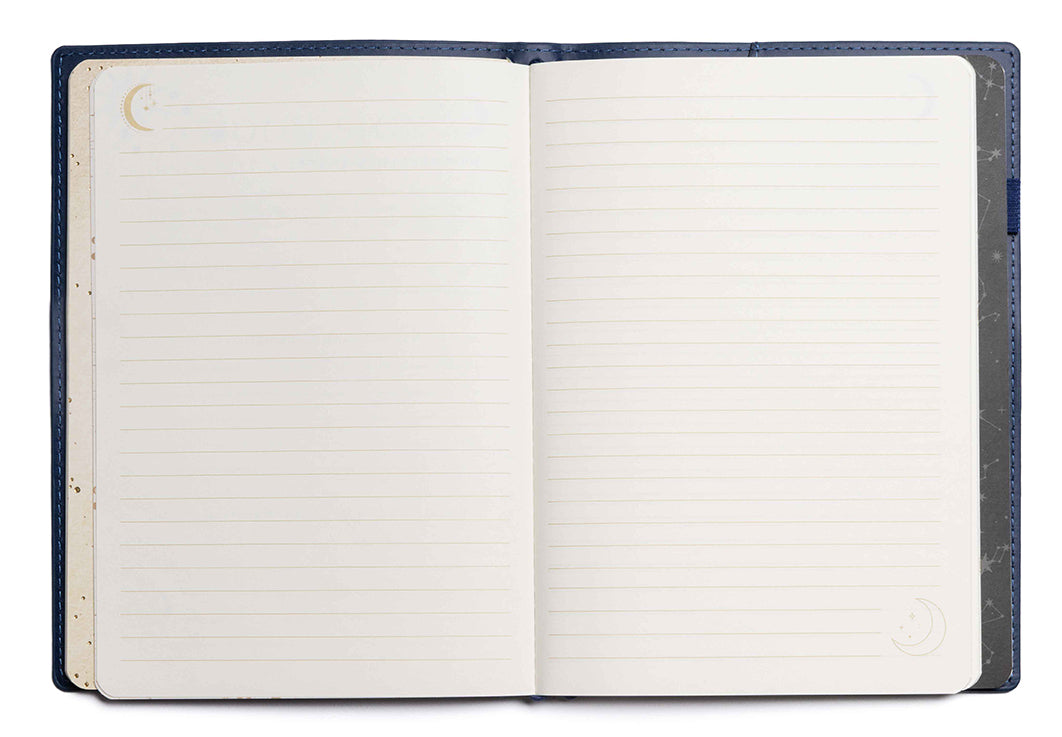 Softcover Sun Moon Rising Astrology Notebook Set by Insight Editions featuring celestial designs and astrology-themed pages.