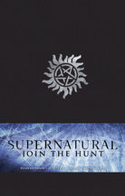 Set of two softcover Supernatural: Join the Hunt Notebook Collection by Insight Editions featuring dark, mysterious cover designs.