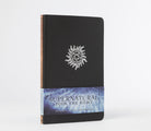 Two softcover Supernatural: Join the Hunt Notebook Collection by Insight Editions, featuring interior pages with themed designs.
