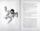 Inside view of "Supernatural: The Television Series" softcover book by Insight Editions, showing pages and detailed interior illustrations.
