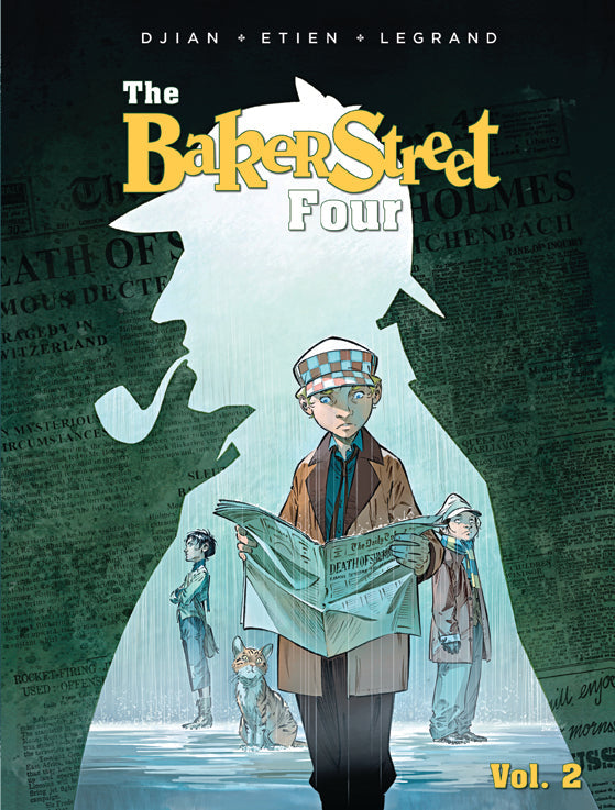 Softcover copy of The Baker Street Four, Vol. 2 by Insight Editions featuring a cover illustration with Sherlock Holmes themes.