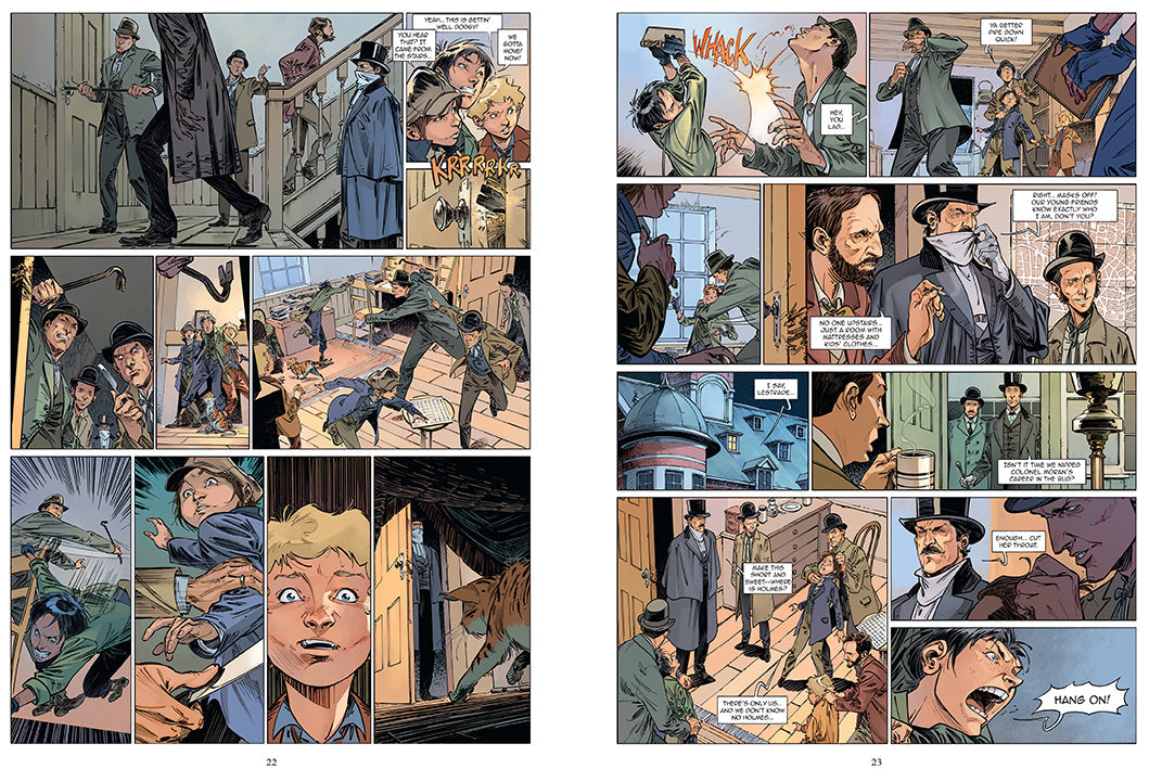 Softcover edition of The Baker Street Four, Vol. 4 by Insight Editions, featuring a cover illustration of Sherlock Holmes and companions.