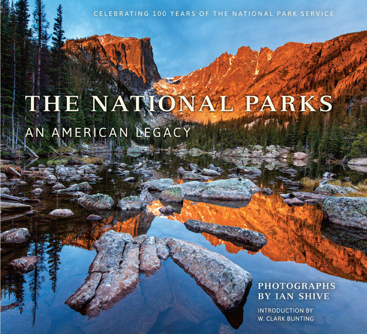 Softcover book titled "The National Parks" by Insight Editions featuring scenic landscape photography on the cover.
