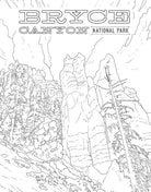 Softcover coloring book featuring national parks posters by Insight Editions, with outdoor landscapes and scenic illustrations.