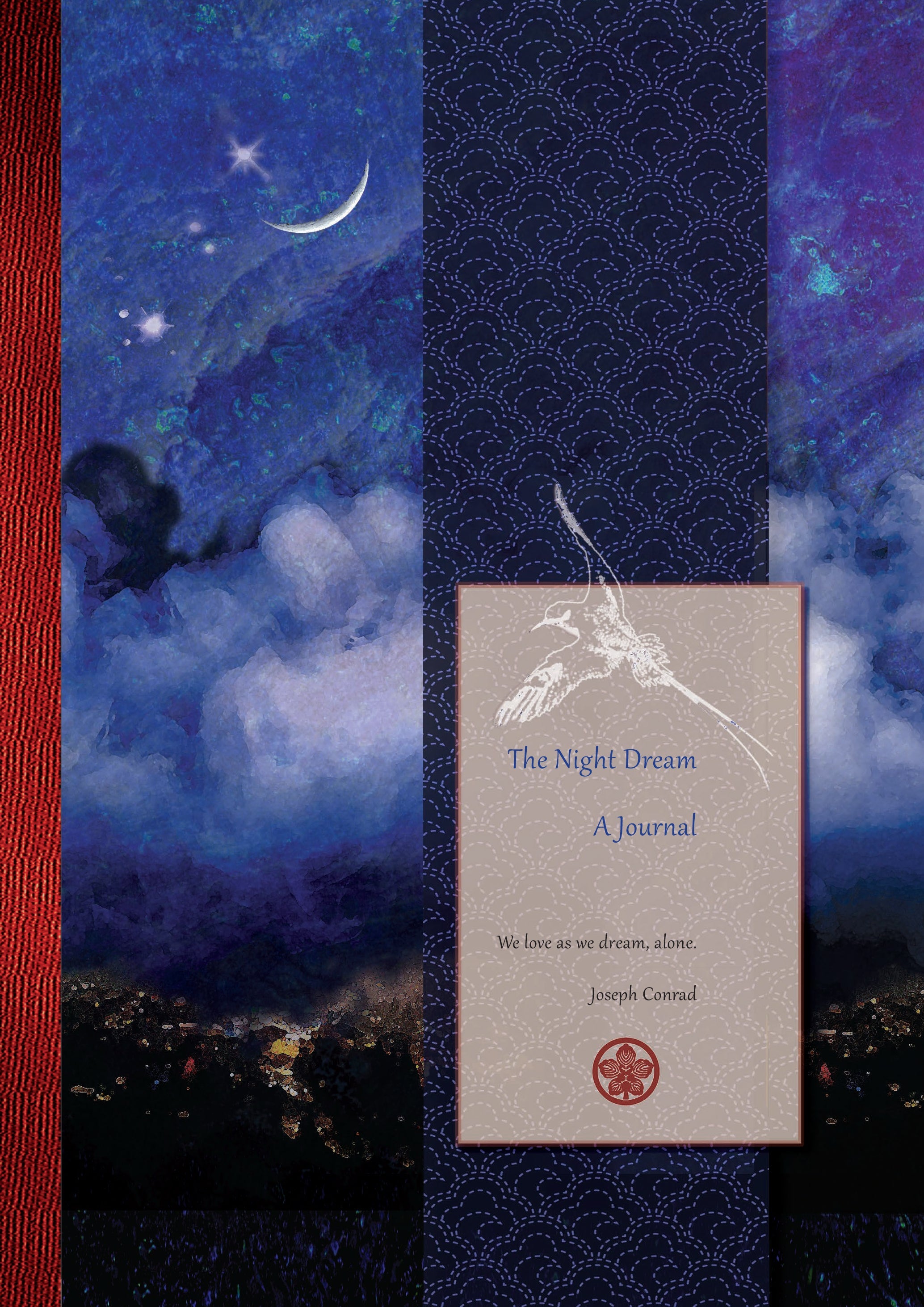 Softcover journal titled "The Night Dream" by Insight Editions, featuring an elegant cover design for creative writing and reflection.