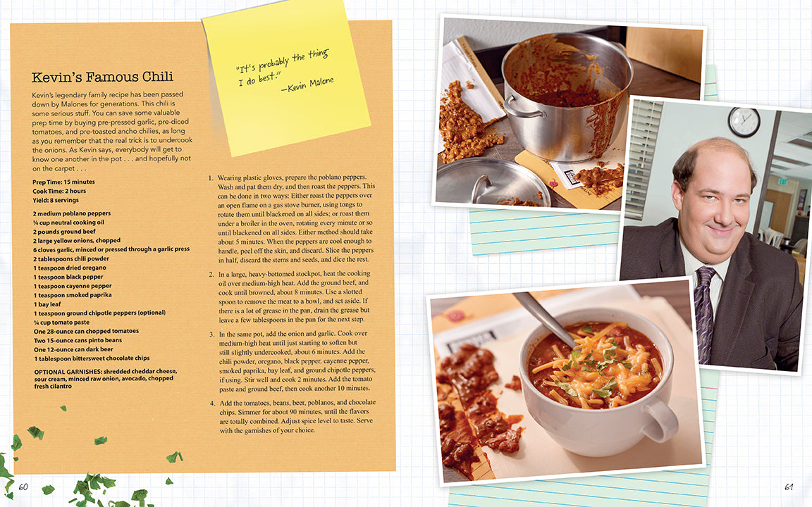 Softcover copy of The Office: The Official Cookbook and Party Planning Guide by Insight Editions, featuring the book cover design.