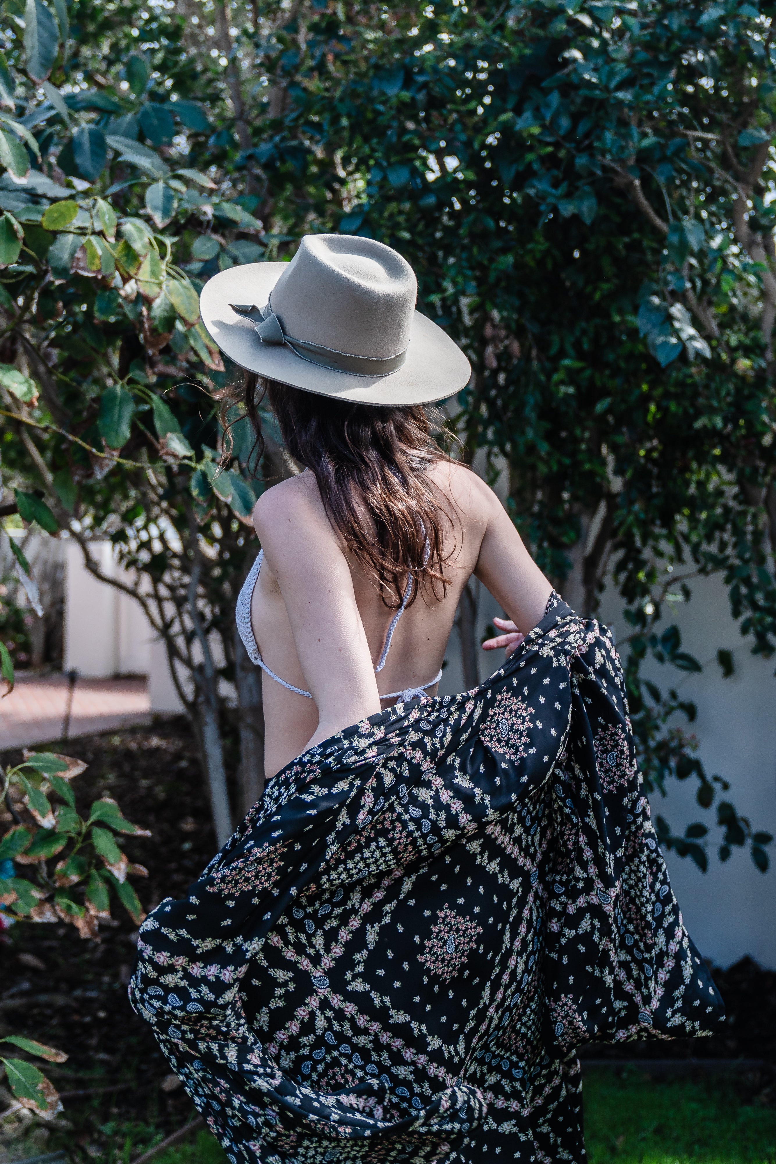 Handmade Jennafer Grace Antoinette Kimono with crochet details, flowing fabric, and intricate design for a stylish, elegant look.