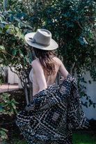 Handmade Jennafer Grace Antoinette Kimono with crochet details, flowing fabric, and intricate design for a stylish, elegant look.