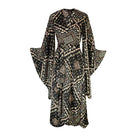 Jennafer Grace Antoinette Kimono with floral pattern, lightweight fabric, and flowing fit, displayed flat on a white background.